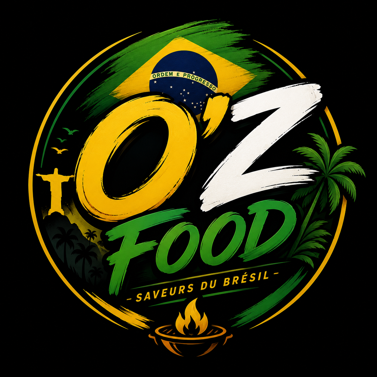 Logo O'z Food - Saveurs du Brésil